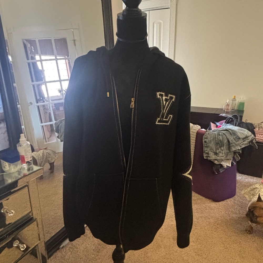 Black Zip-Up Hoodie